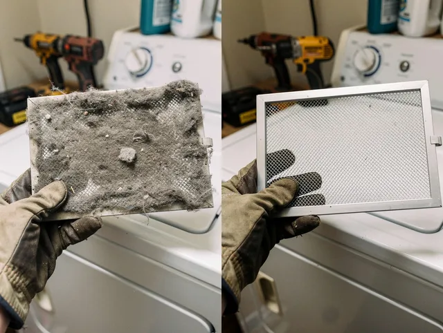 Professional lint trap cleaning by Fairview Park Dryer Vent Cleaning in Fairview Park