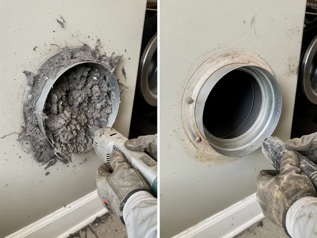 Professional clogged vent cleaning by Fairview Park Dryer Vent Cleaning in Fairview Park